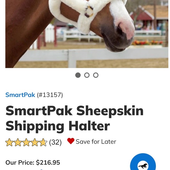 Smartpak Sheepskin Shipping Halter - Picture 6 of 6